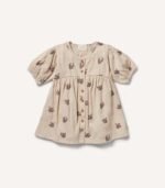 Crinkle Button Dress - Image 5