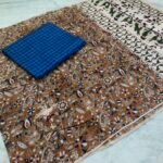 Raw Silk fabric with Cotton Kalamkari duppata
